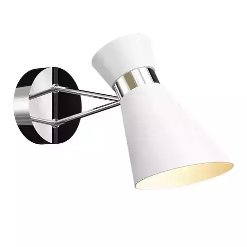 laconica wall light with chrome finish
