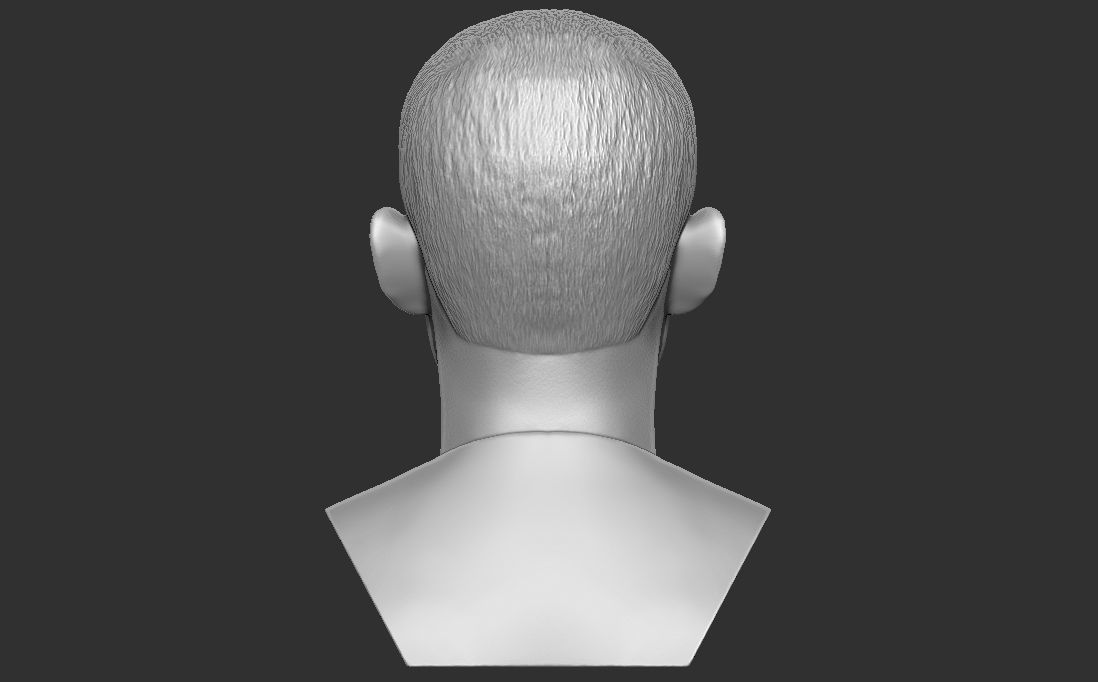 Phil Foden bust for 3D printing 3D print model_7