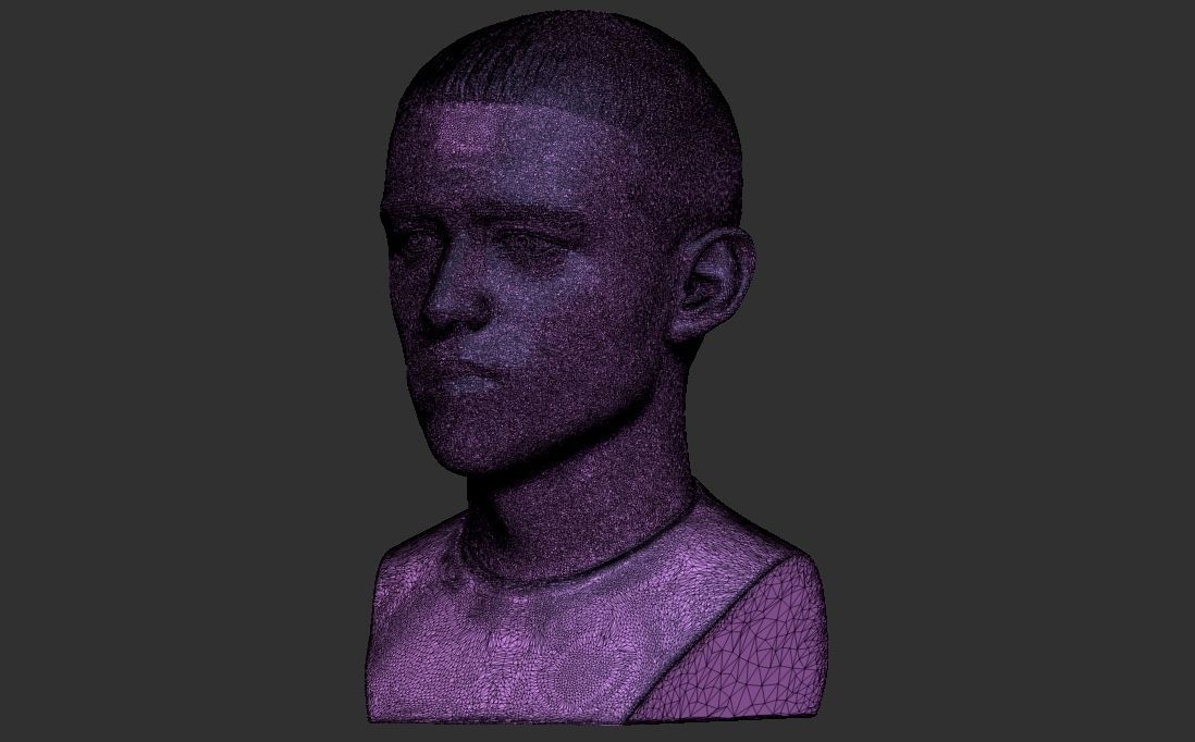 Phil Foden bust for 3D printing 3D print model_25