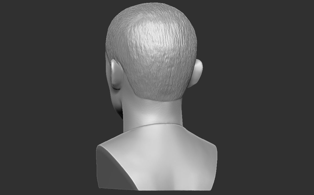 Phil Foden bust for 3D printing 3D print model_6