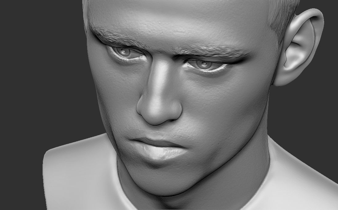 Phil Foden bust for 3D printing 3D print model_22