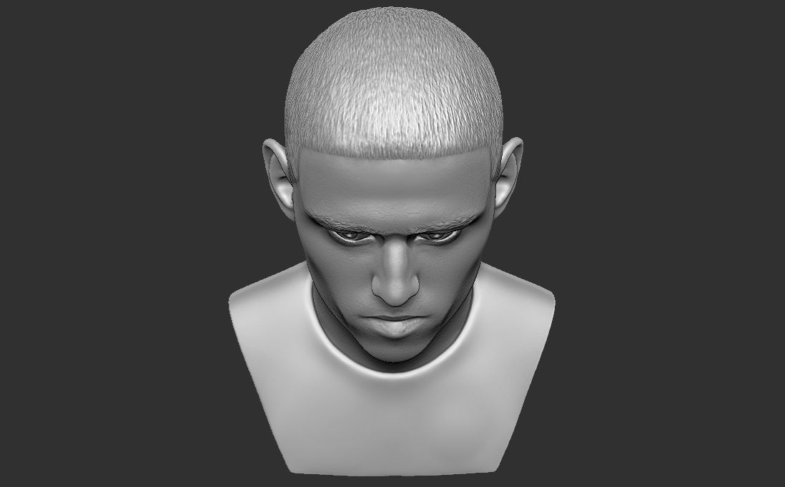 Phil Foden bust for 3D printing 3D print model_15