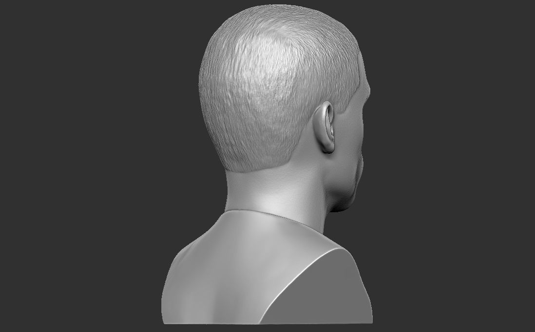 Phil Foden bust for 3D printing 3D print model_8