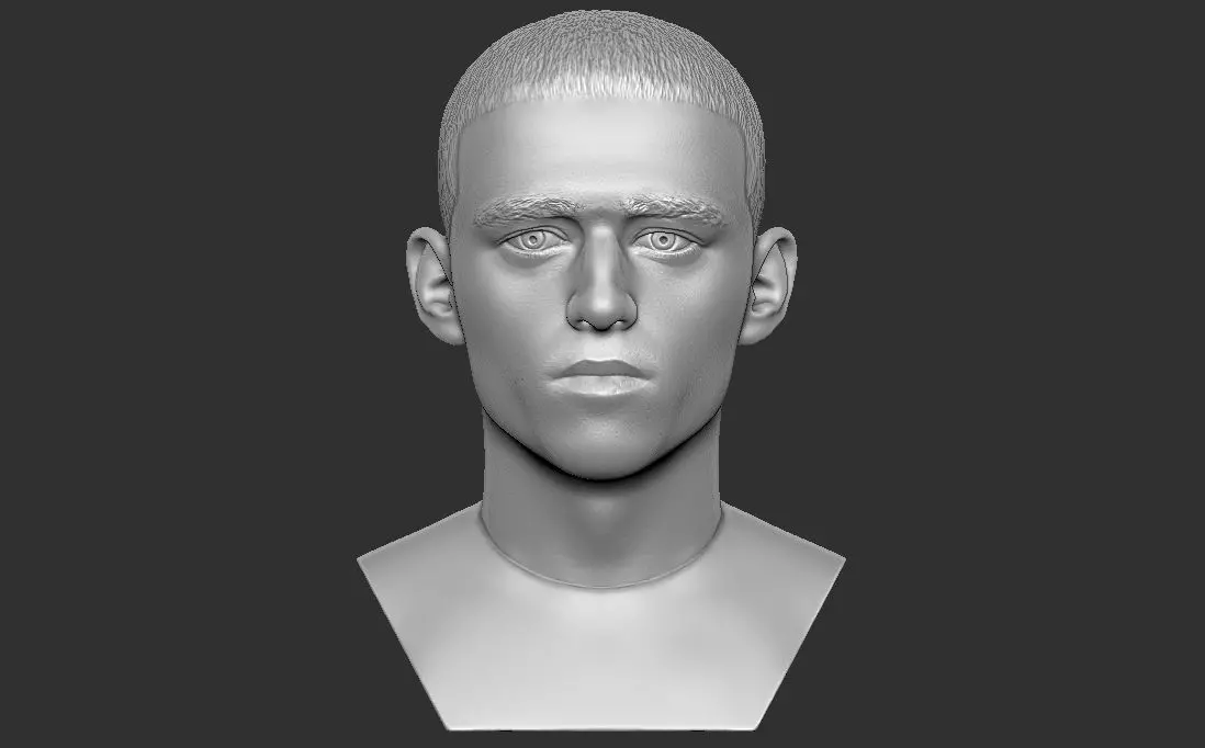 Phil Foden bust for 3D printing 3D print model_0