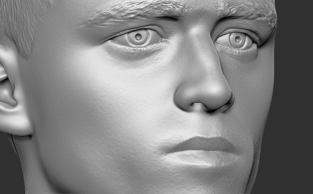 Phil Foden bust for 3D printing 3D print model_20
