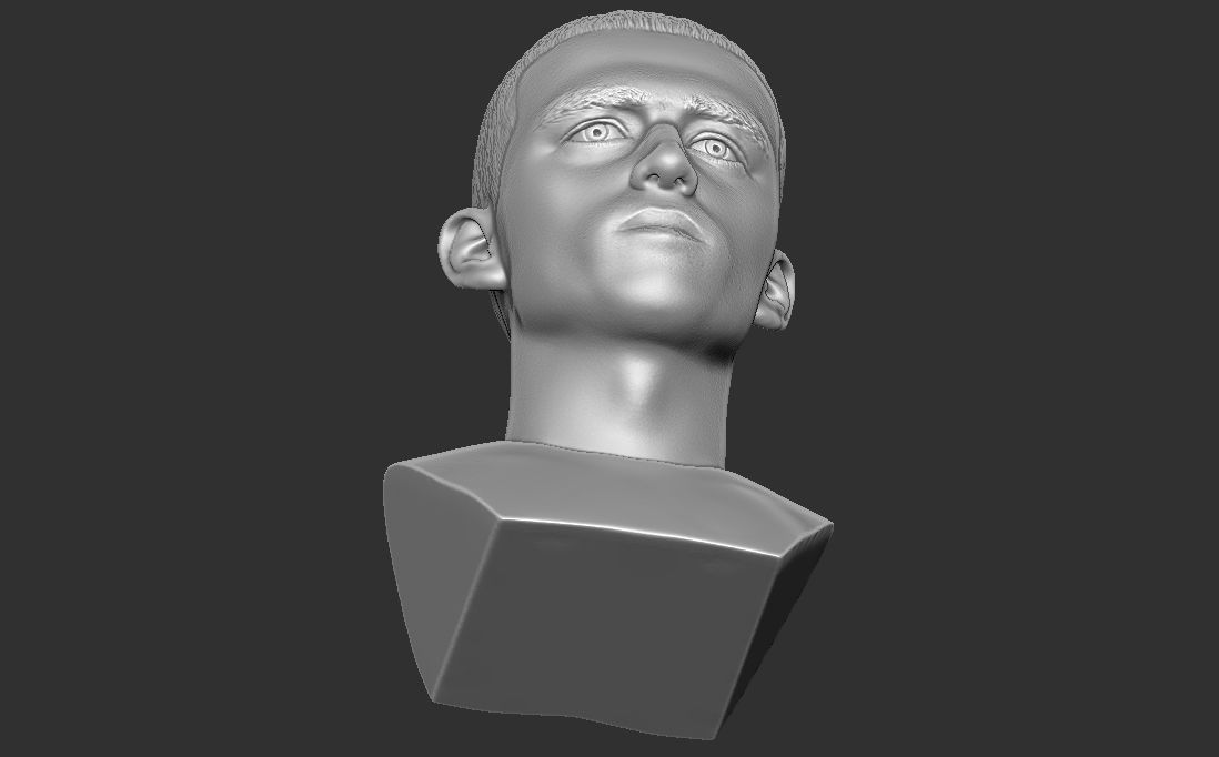 Phil Foden bust for 3D printing 3D print model_16
