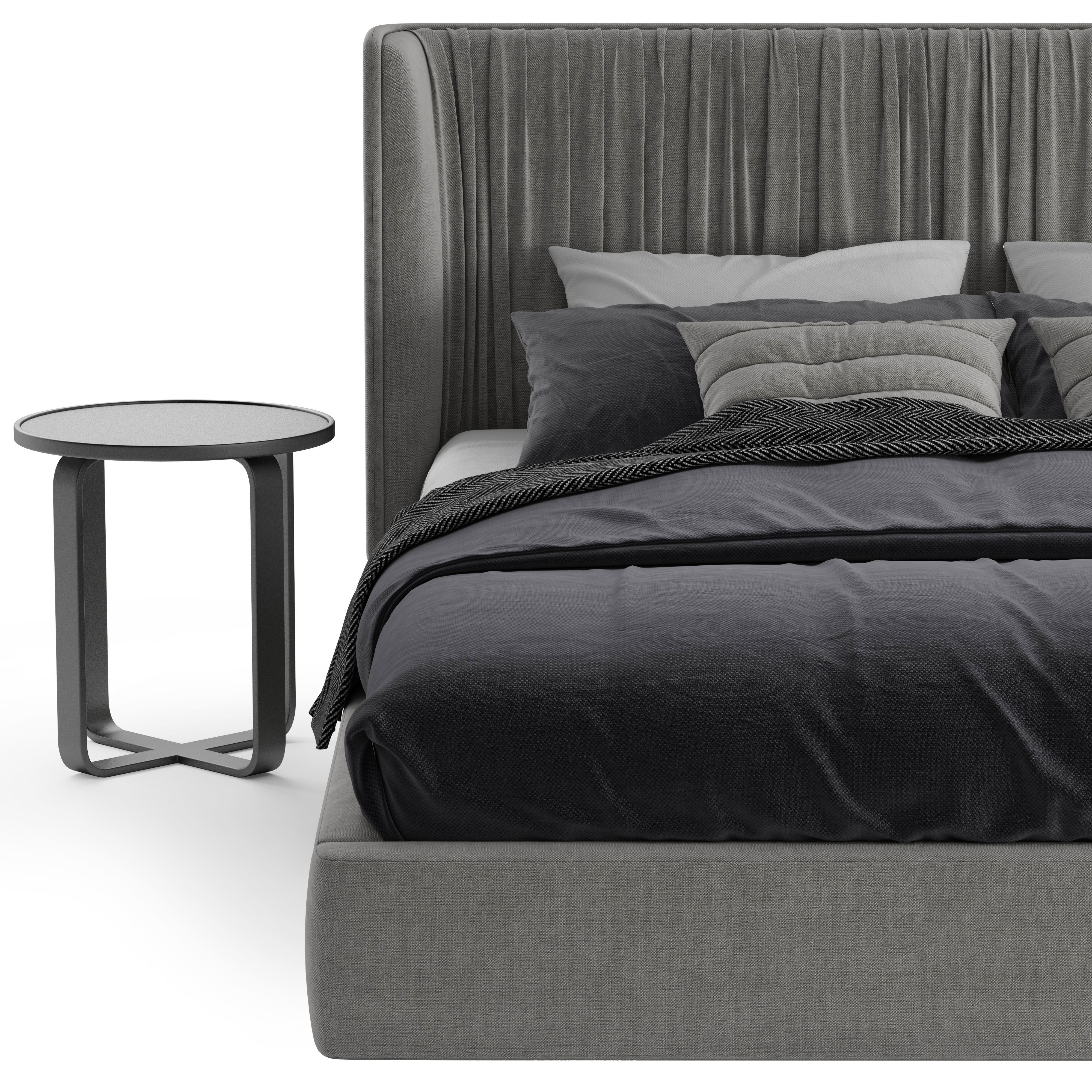 Bed Arte Brotto PRINCIPE 3D model_3