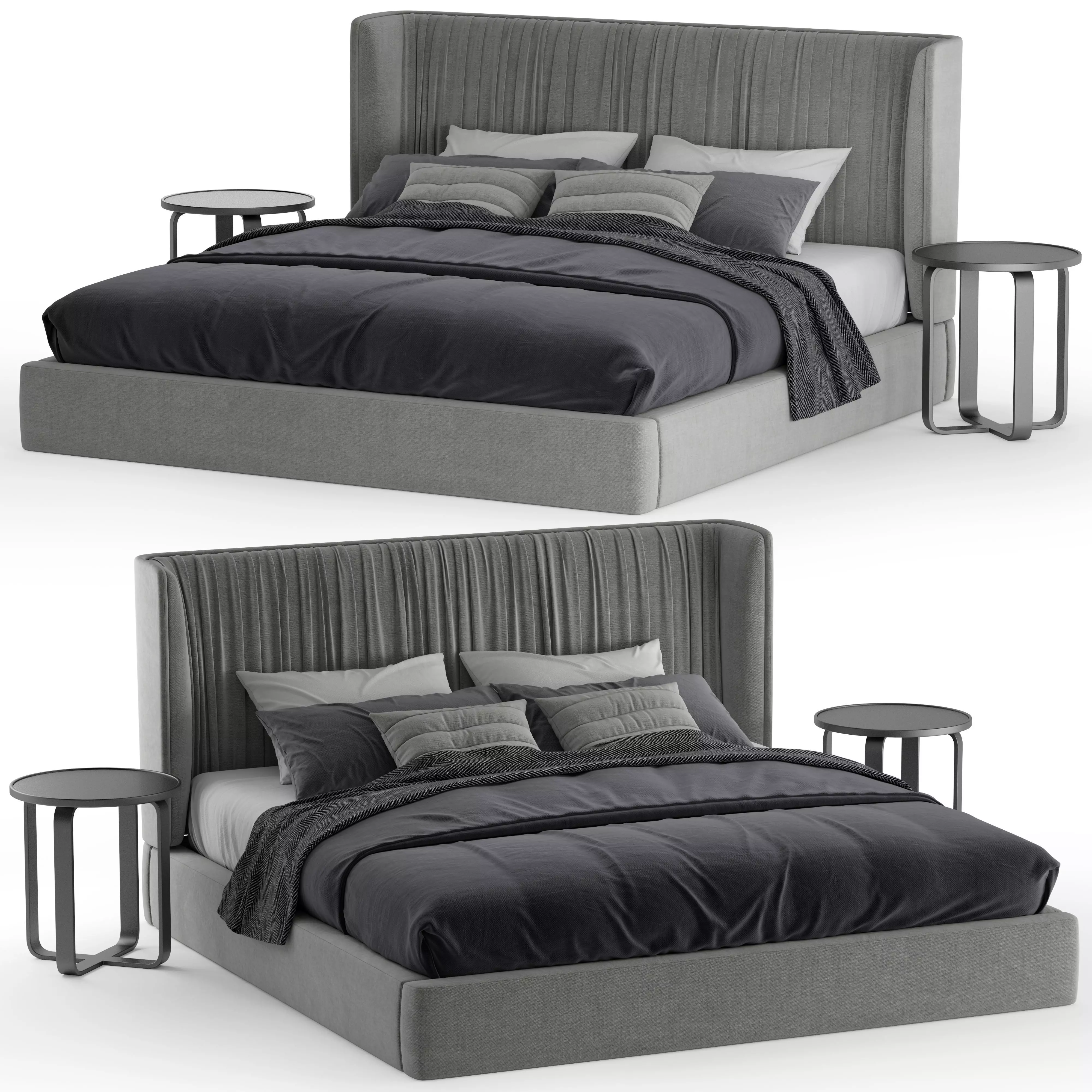 Bed Arte Brotto PRINCIPE 3D model_0
