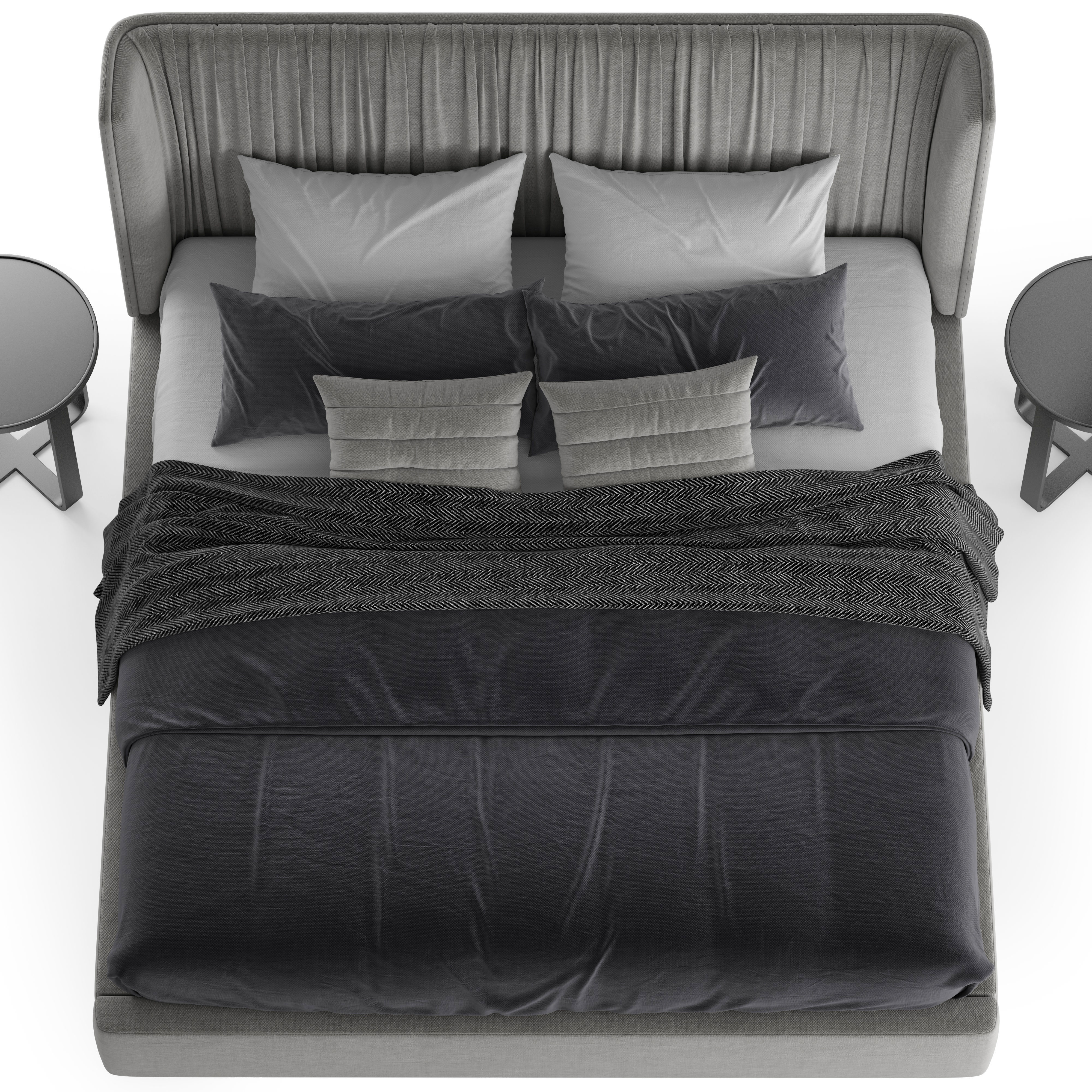 Bed Arte Brotto PRINCIPE 3D model_2