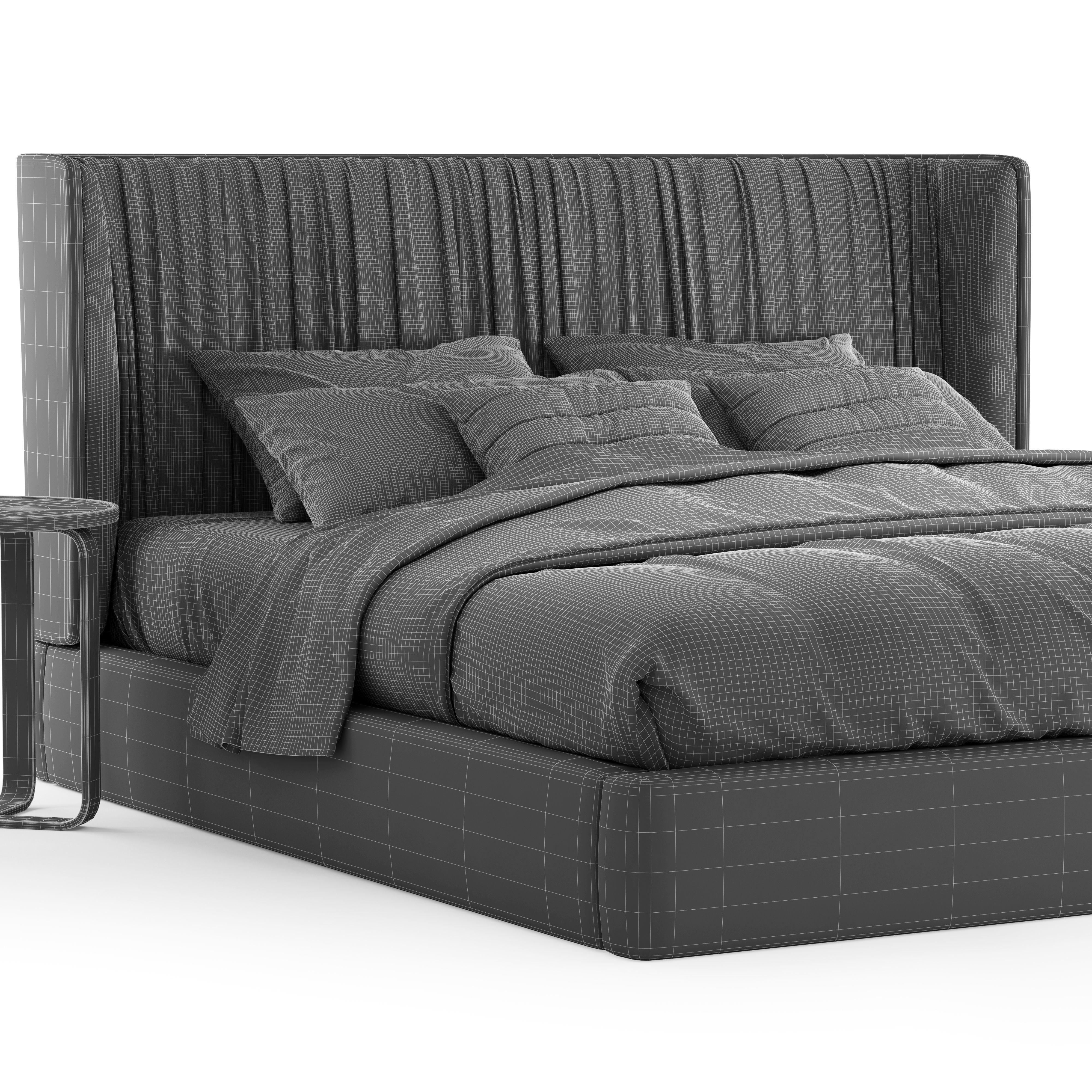 Bed Arte Brotto PRINCIPE 3D model_7