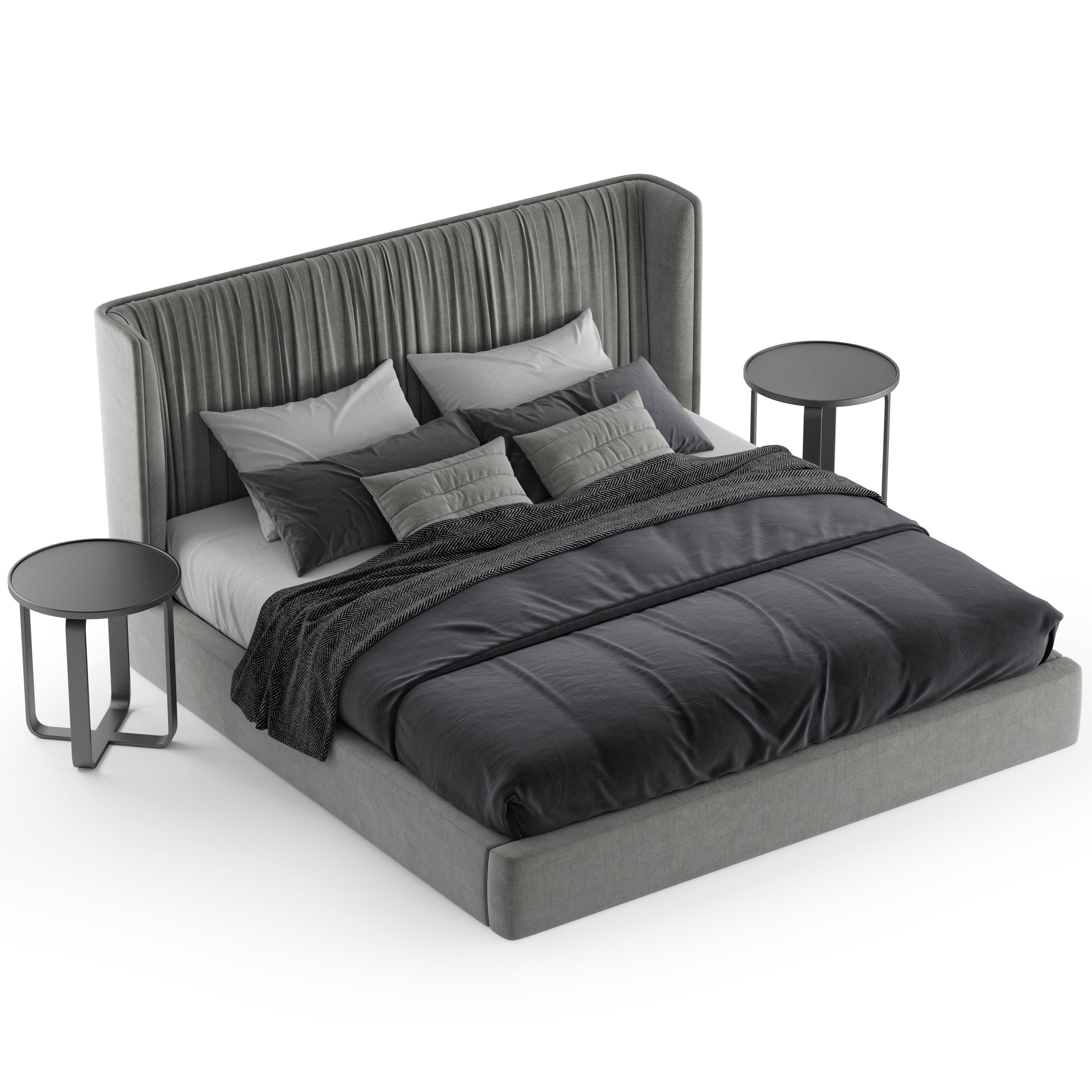 Bed Arte Brotto PRINCIPE 3D model_13