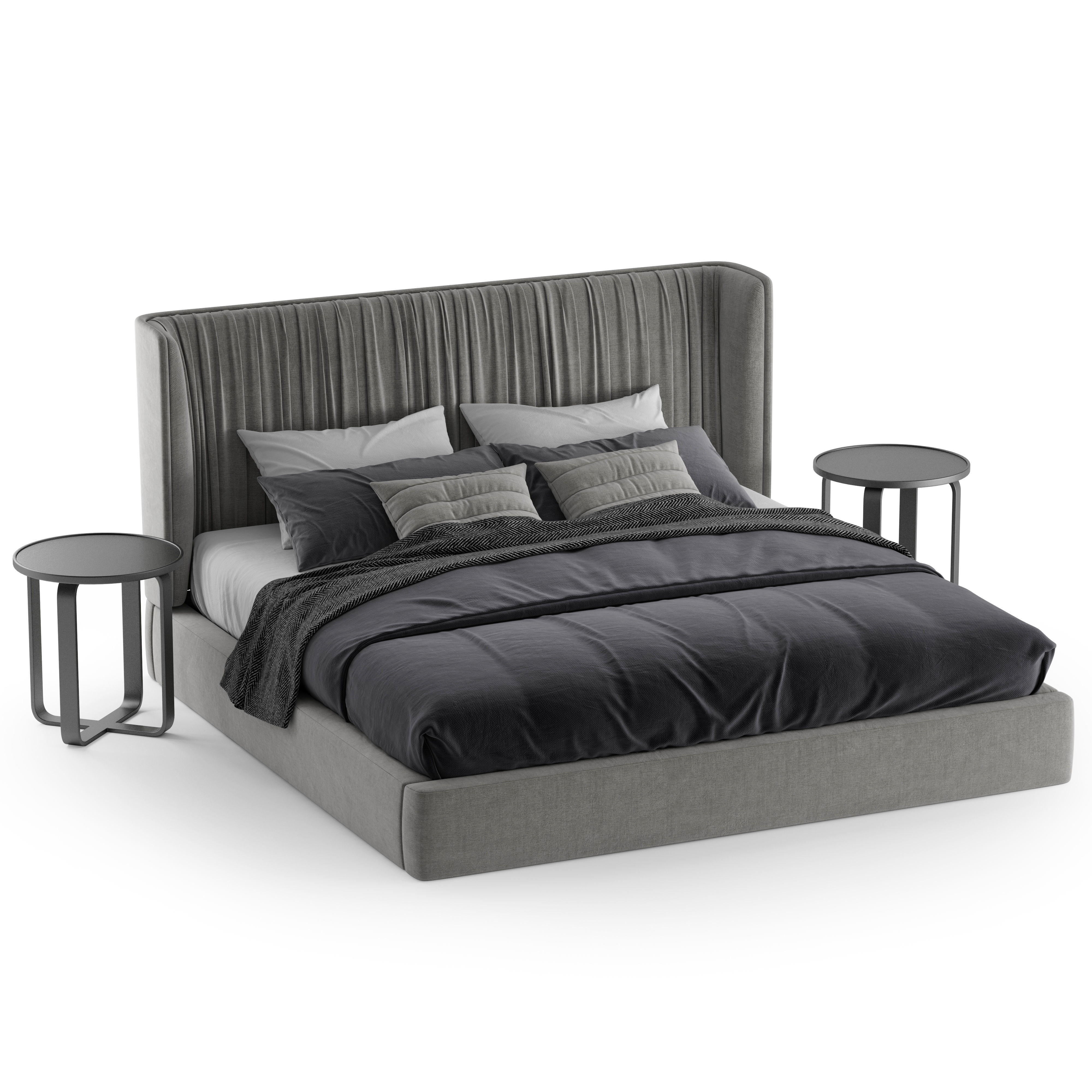 Bed Arte Brotto PRINCIPE 3D model_9