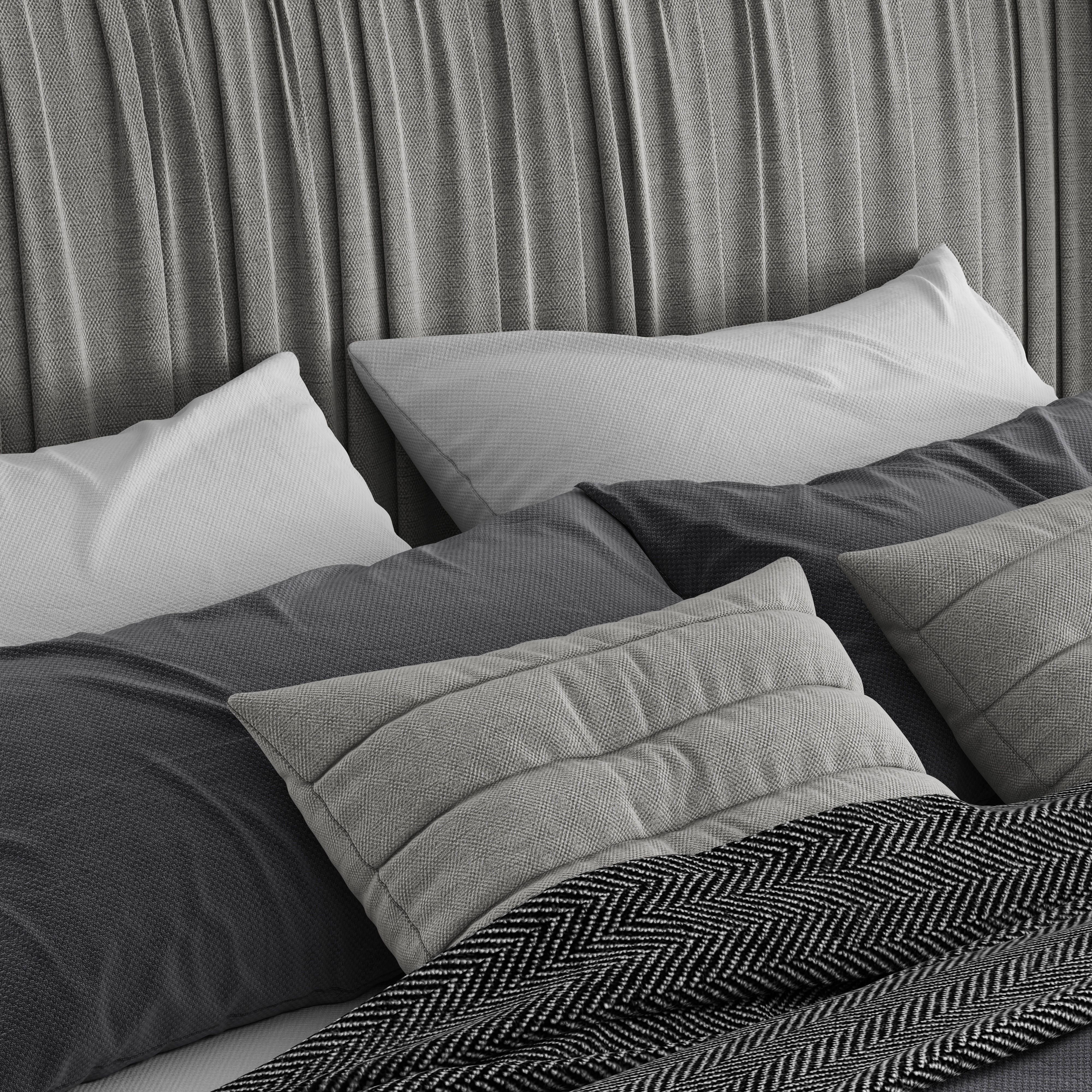 Bed Arte Brotto PRINCIPE 3D model_11