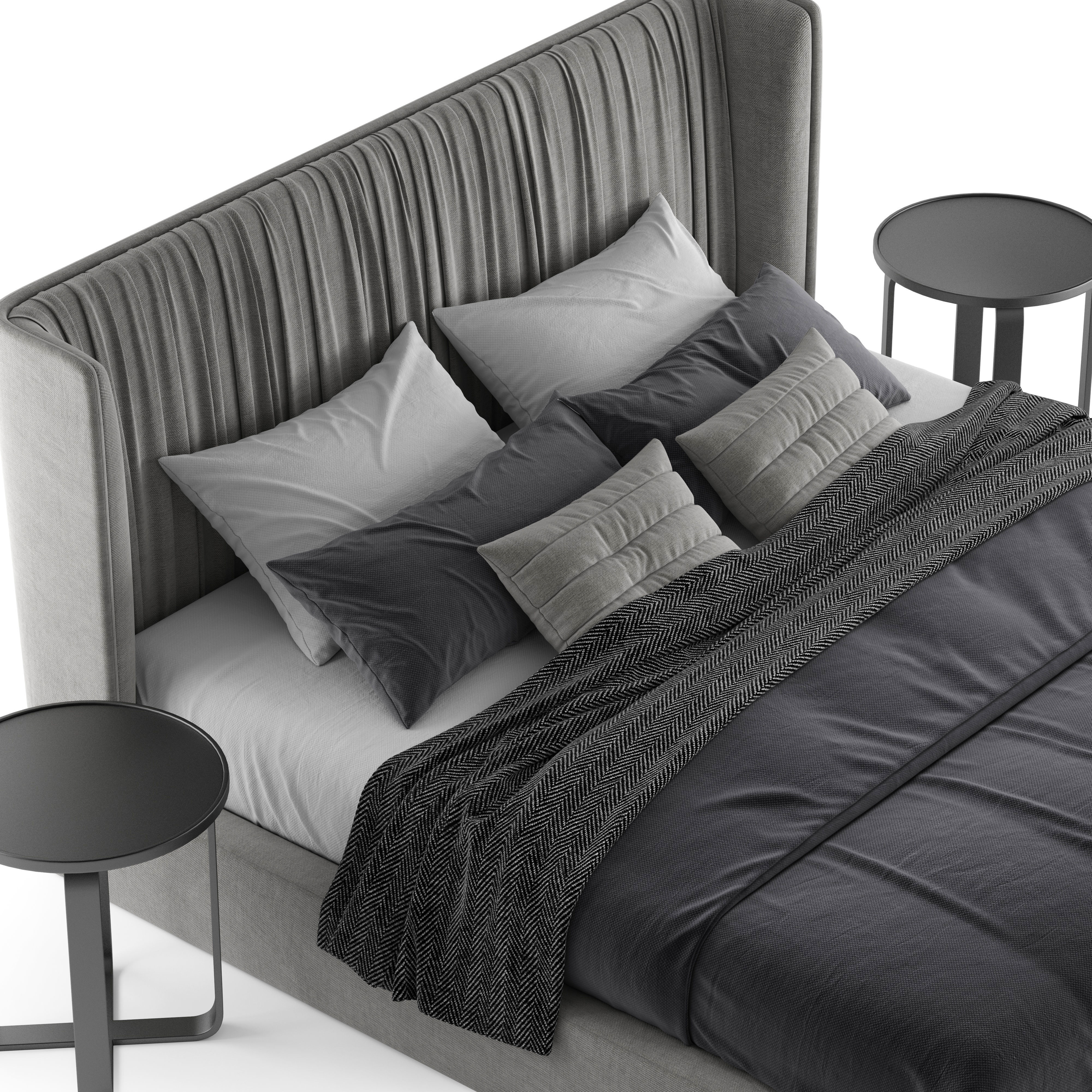 Bed Arte Brotto PRINCIPE 3D model_4