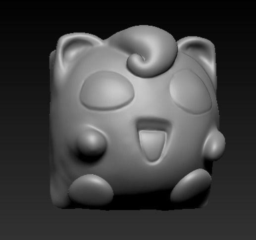 KEYCAP POKEMON JIGGLYPUFF 3D print model_1