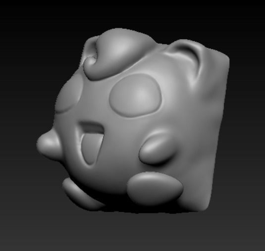KEYCAP POKEMON JIGGLYPUFF 3D print model_2