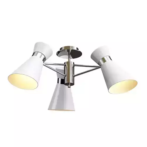 laconica ceiling light with three lights