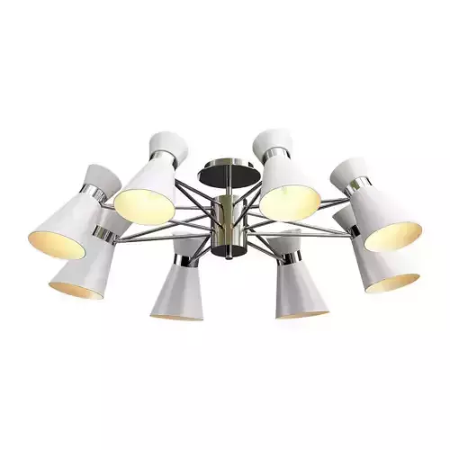 laconica ceiling light with six lights