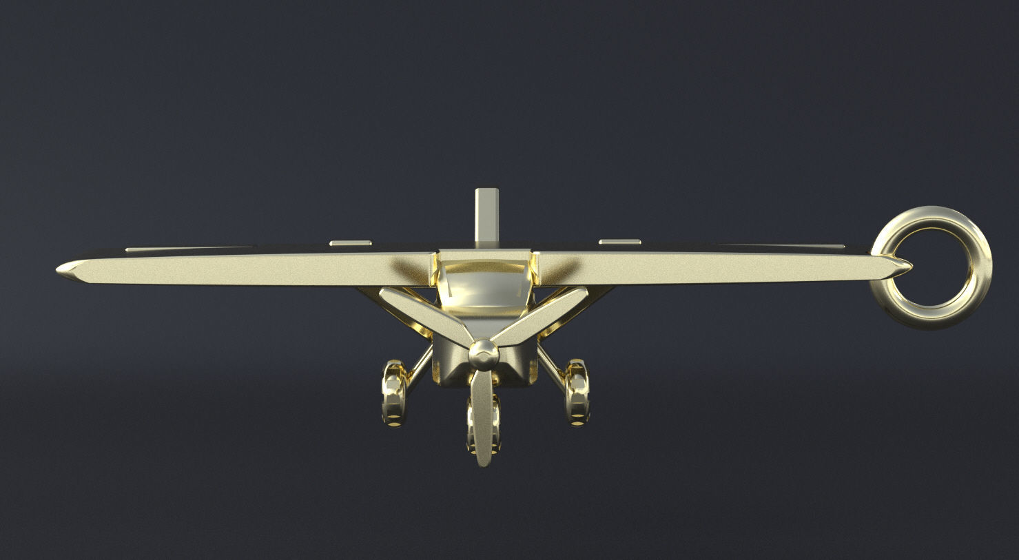Plane pendant 3D print or CNC model 3D print model_3