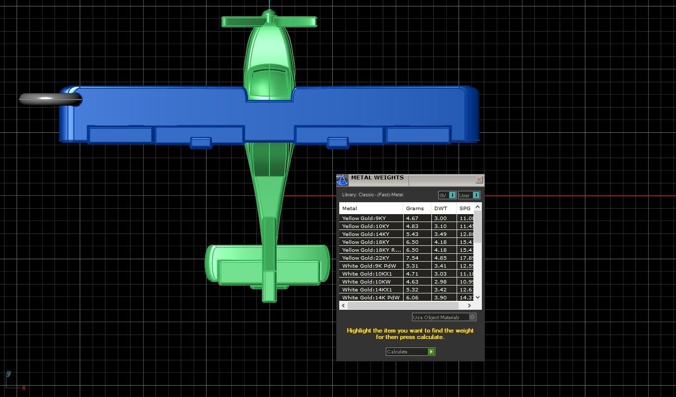 Plane pendant 3D print or CNC model 3D print model_10