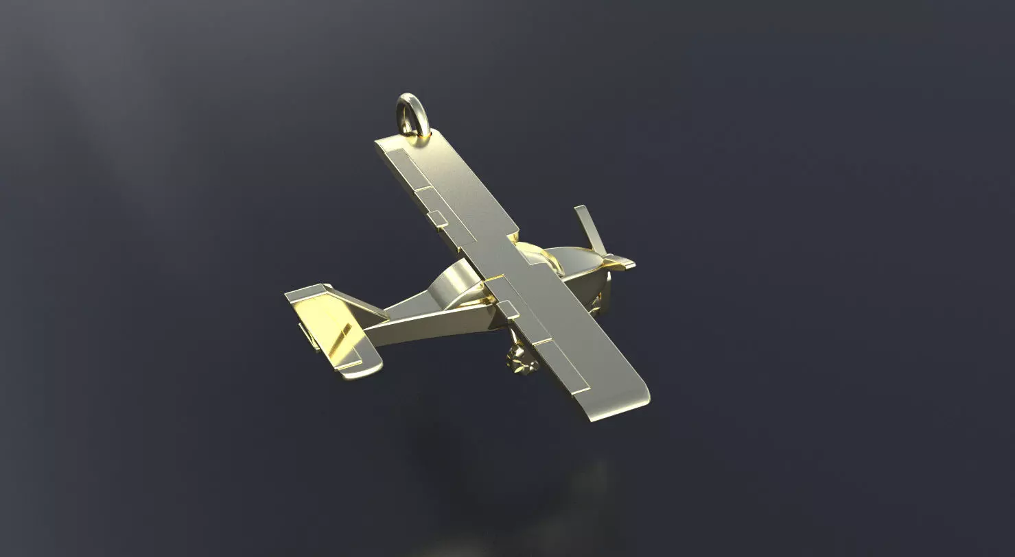 Plane pendant 3D print or CNC model 3D print model_0