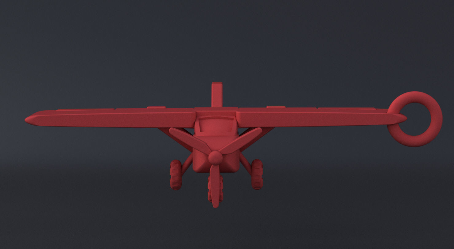 Plane pendant 3D print or CNC model 3D print model_6