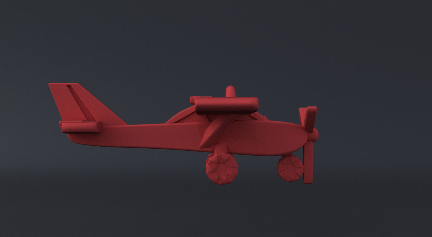 Plane pendant 3D print or CNC model 3D print model_4