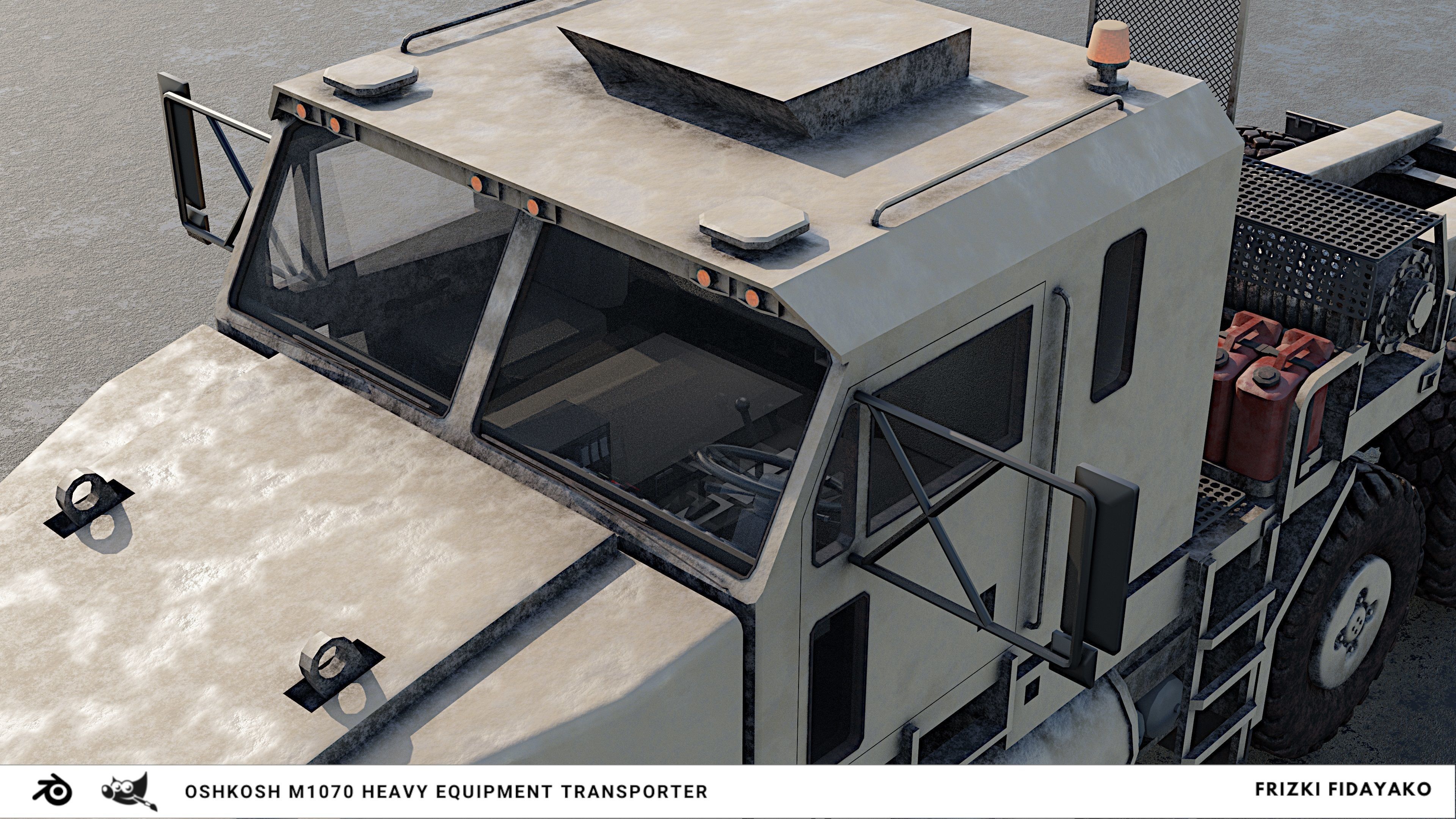 oshkosh m1070  3D model_4