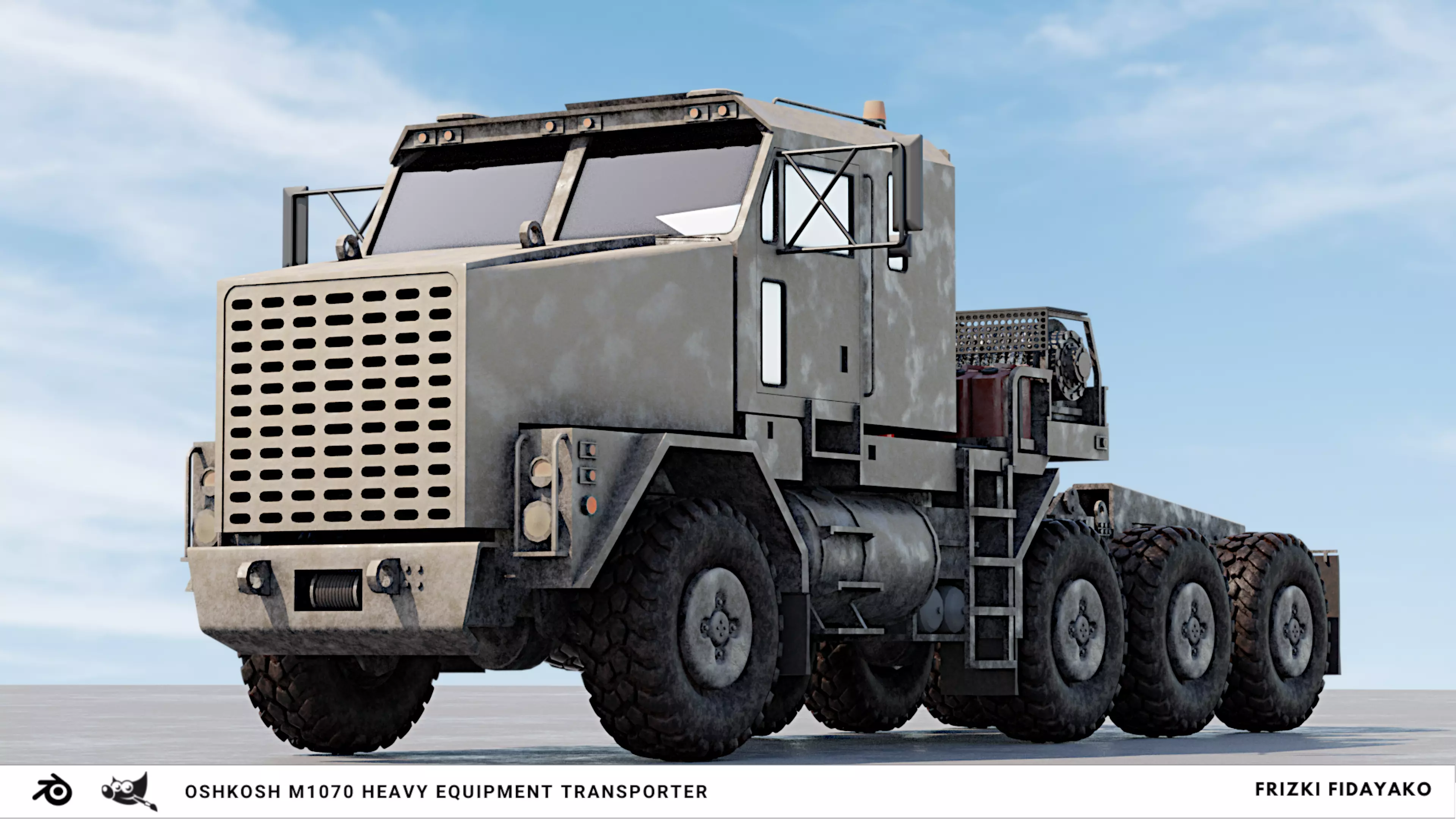 oshkosh m1070  3D model_0