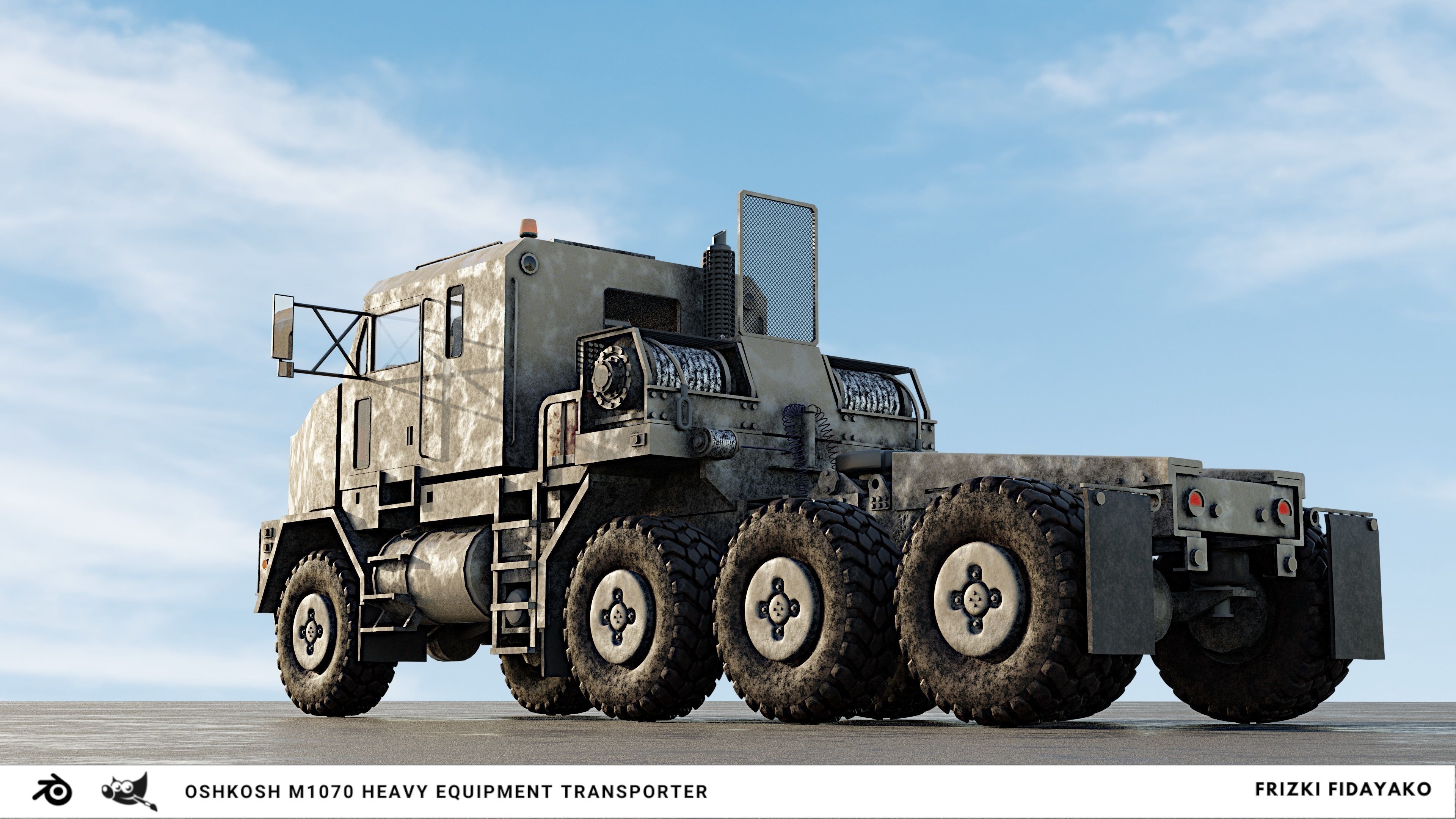 oshkosh m1070  3D model_5