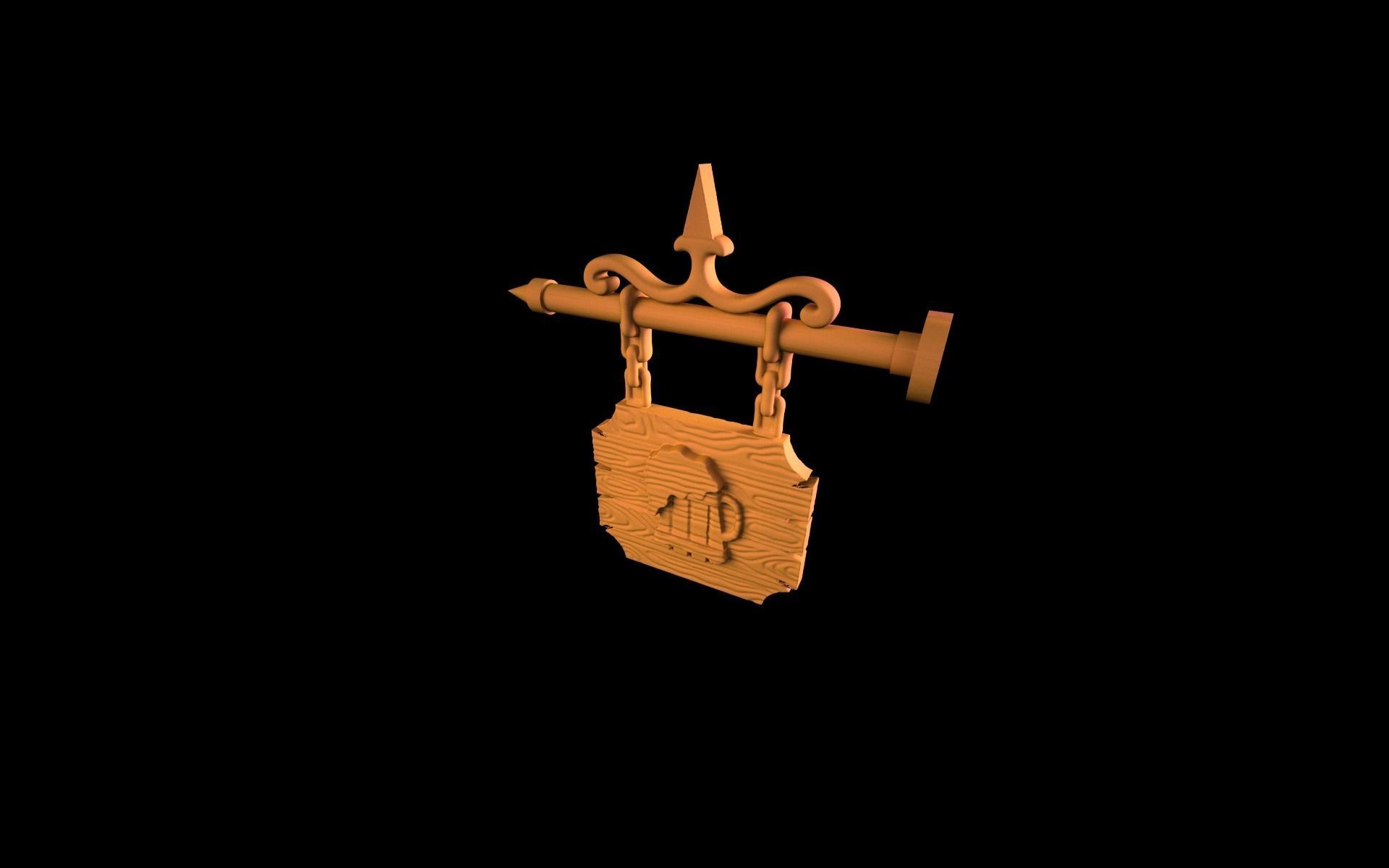 Pirate accessories 4 3D print model_4