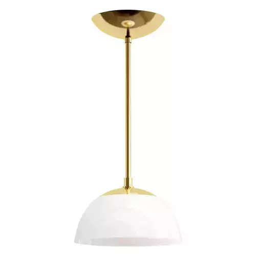 Color-Cadbury-Pendant-8 pendant light with glass shade and brass finish