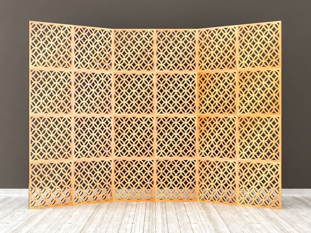 Decorative Panel 9 3D model_4