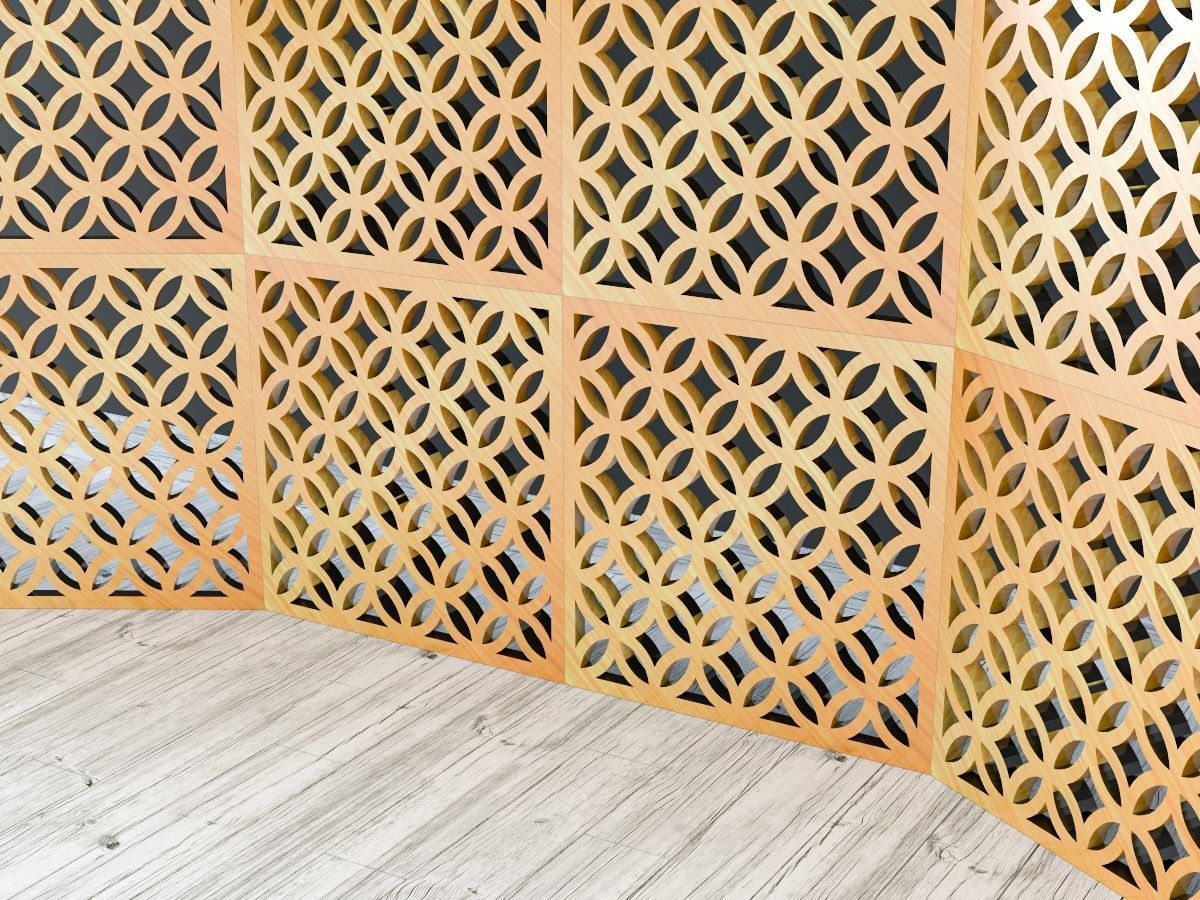 Decorative Panel 9 3D model_5