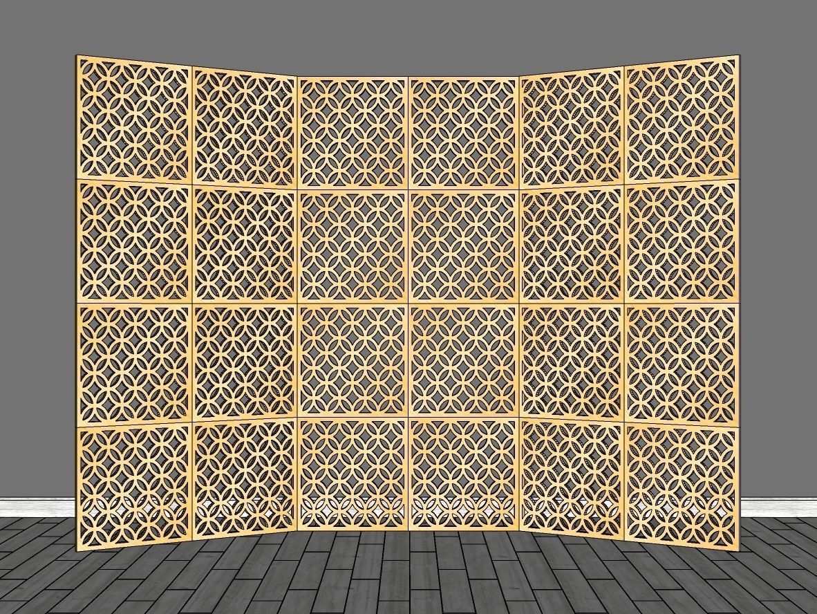 Decorative Panel 9 3D model_8