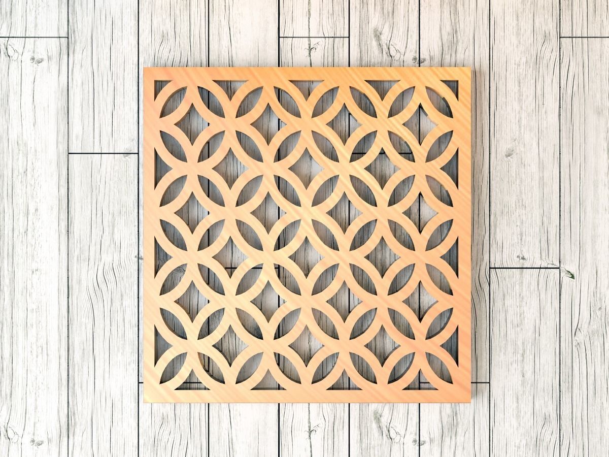 Decorative Panel 9 3D model_2