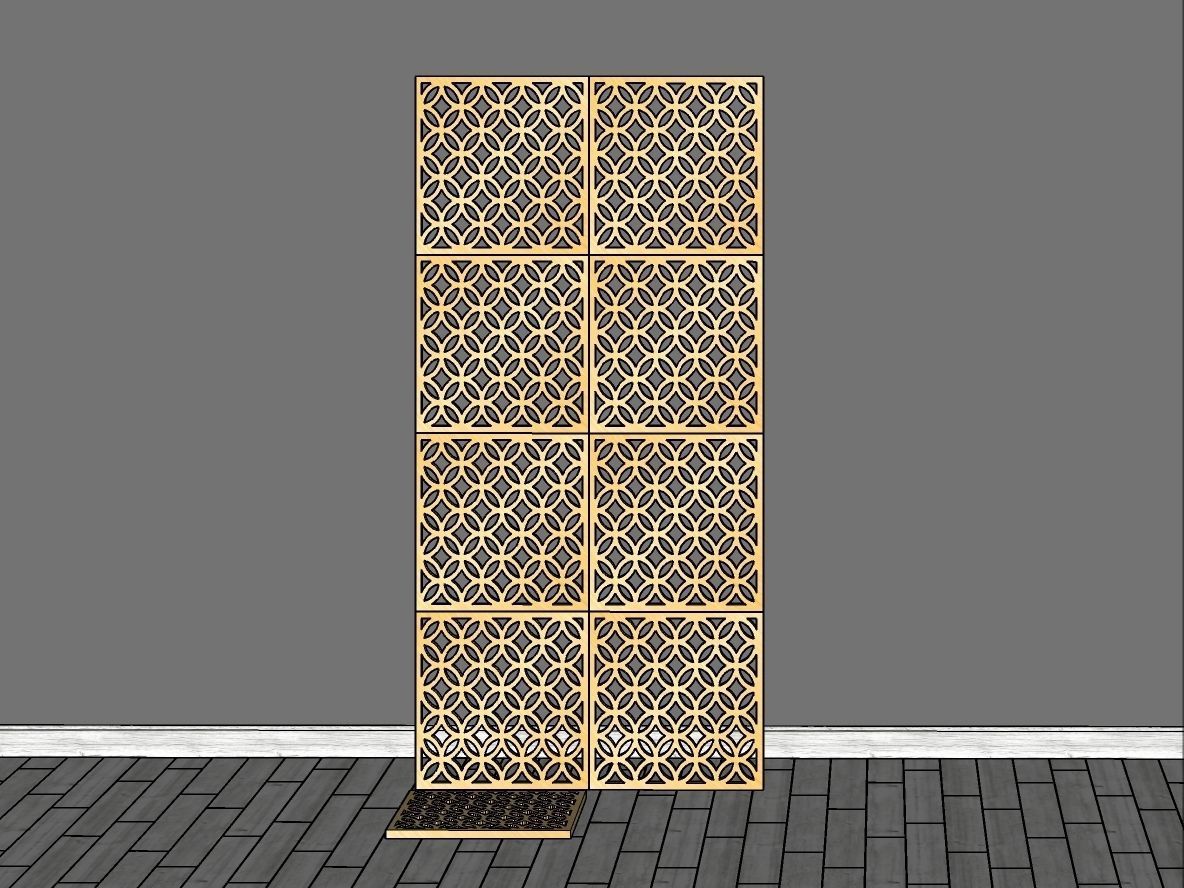 Decorative Panel 9 3D model_6