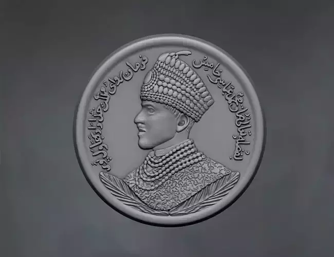 Antique coin 3D Relief 