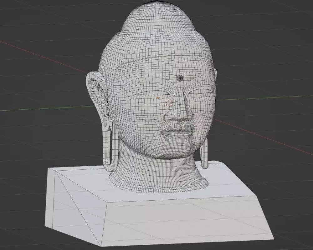 Buddha Head 3D print model_0