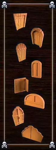 Doors and Windows 3D print model