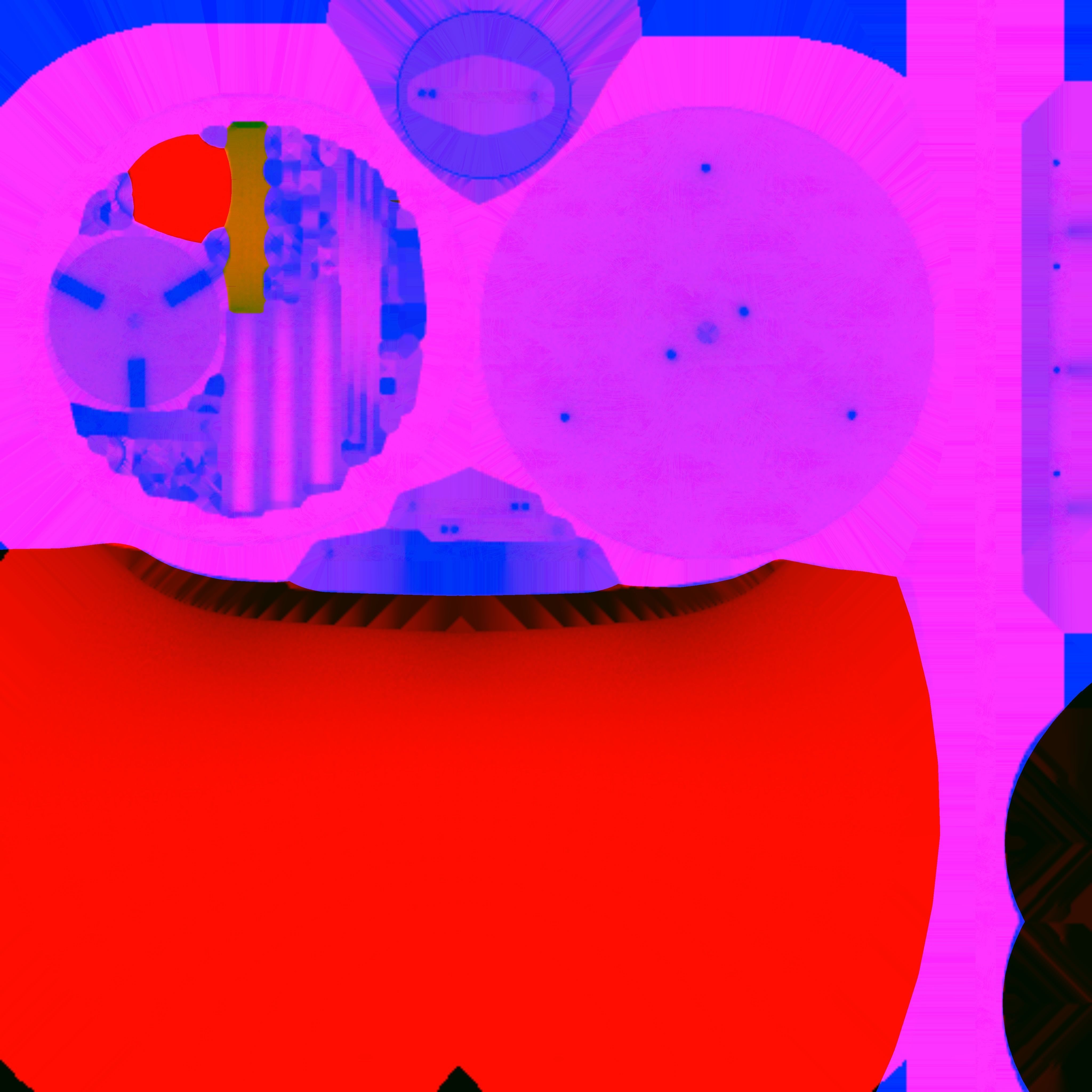 Spherical retro ceiling light pbr game ready C4D model Low-poly 3D model_19