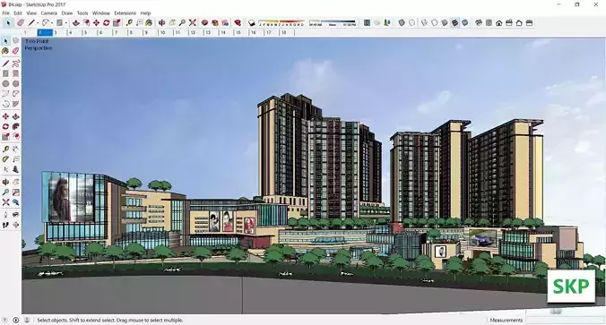Sketchup Residential Complex B4