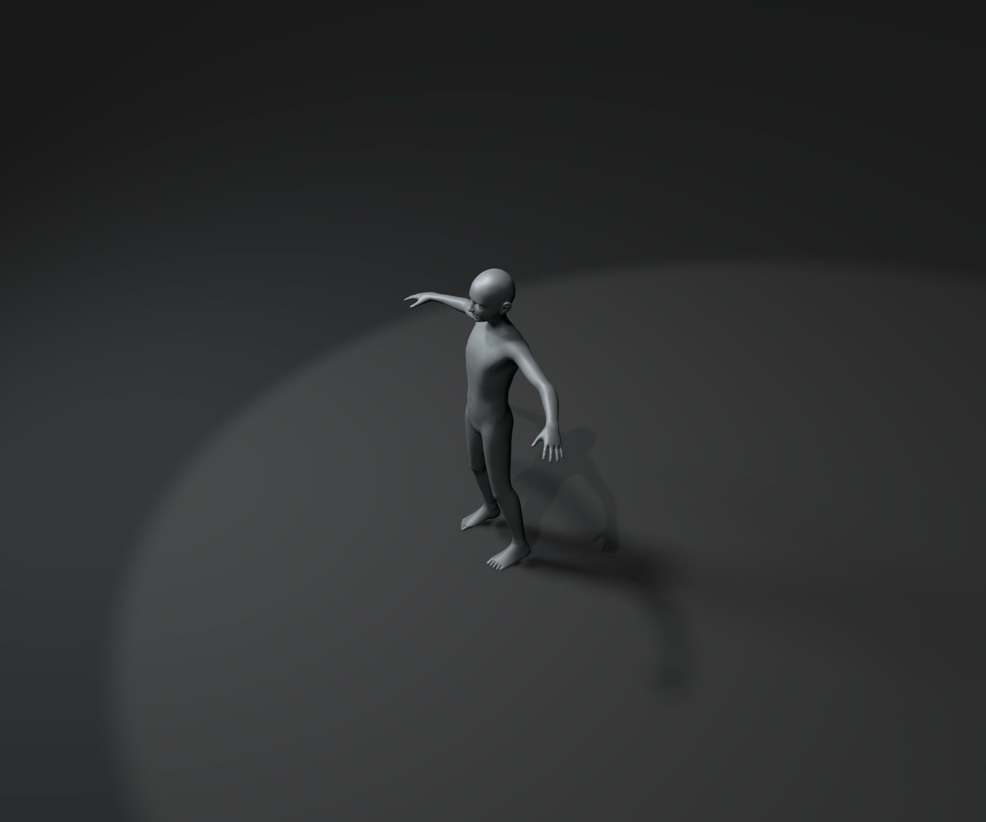 Human Body Base Animated Rigged 3D Model 20k Collection _15