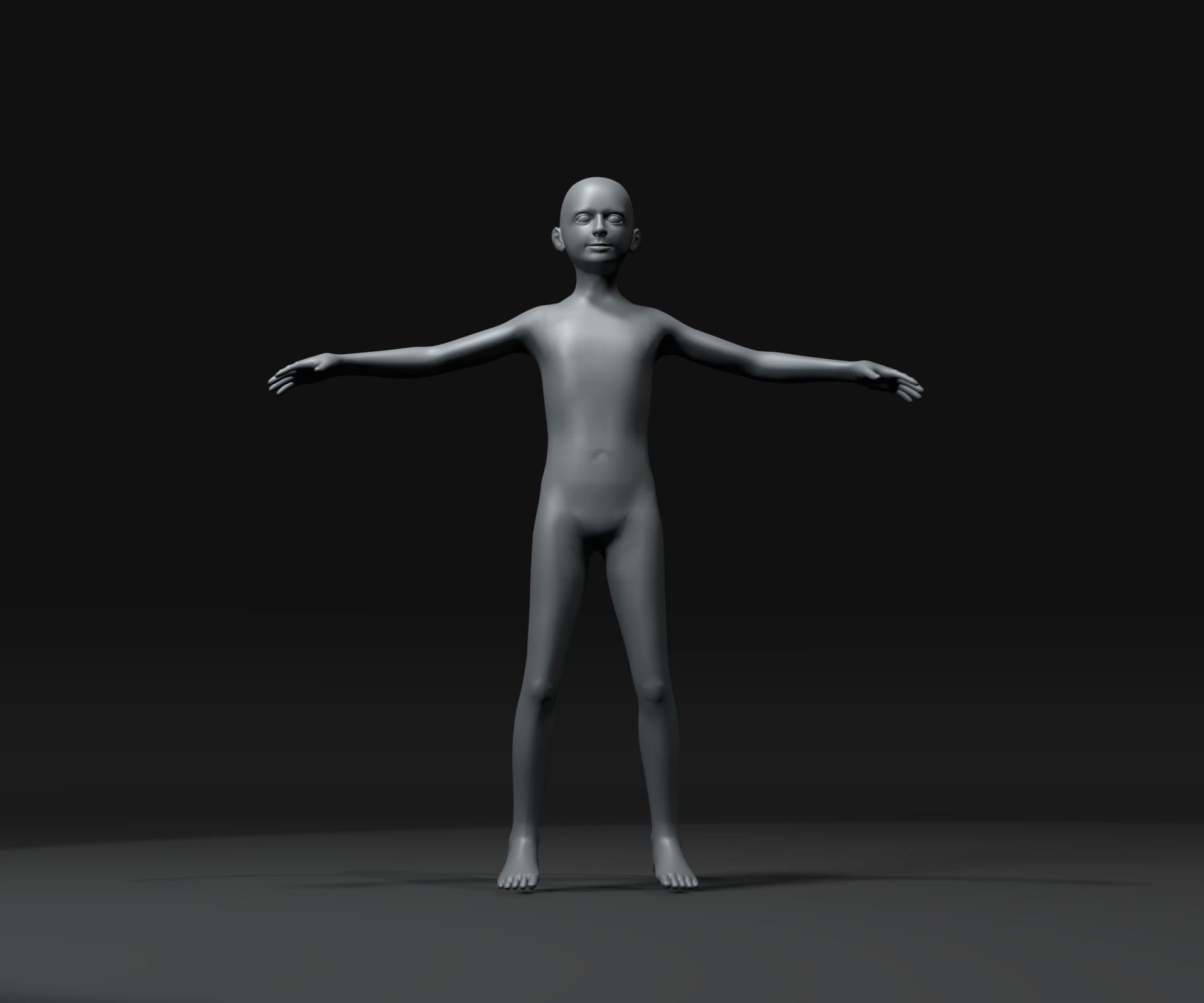 Human Body Base Animated Rigged 3D Model 20k Collection _49