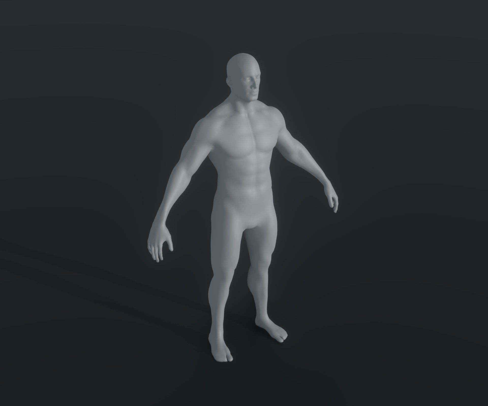 Human Body Base Animated Rigged 3D Model 20k Collection _45