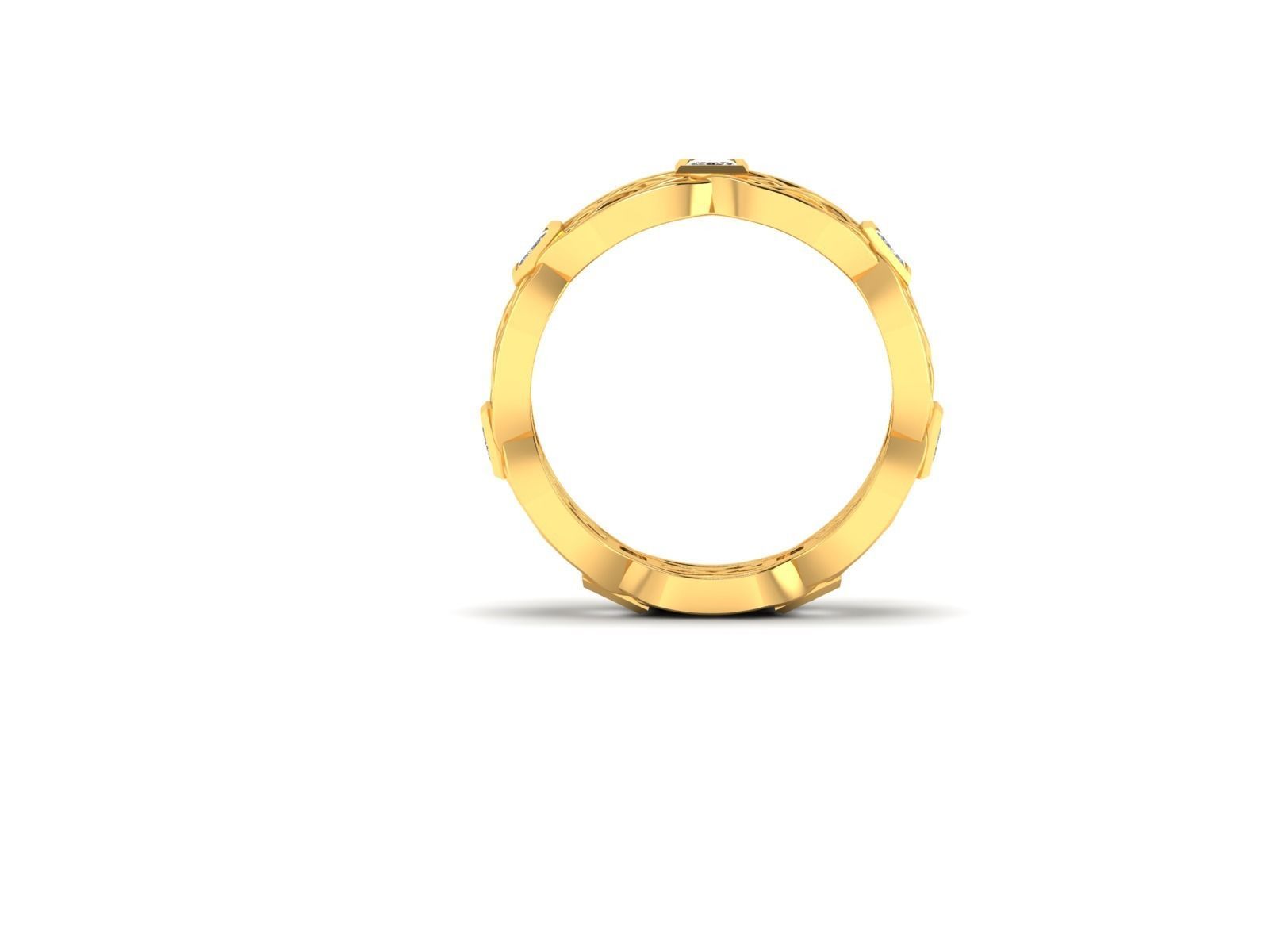 Women Solitaire Ring 3dm stl obj fbx Render Details 3D print model_2