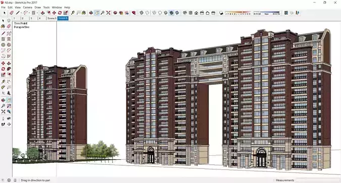 Sketchup Residential Complex N5