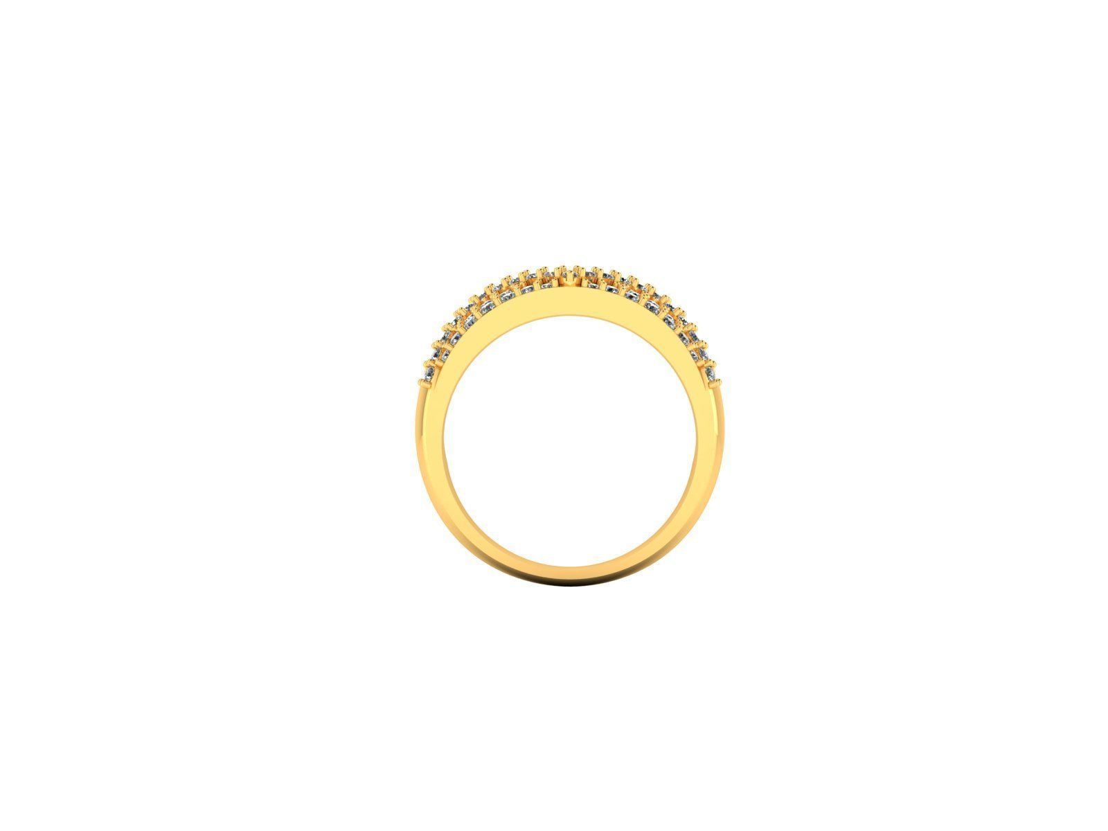 Women Solitaire Ring 3dm stl obj fbx Render Details 3D print model_1