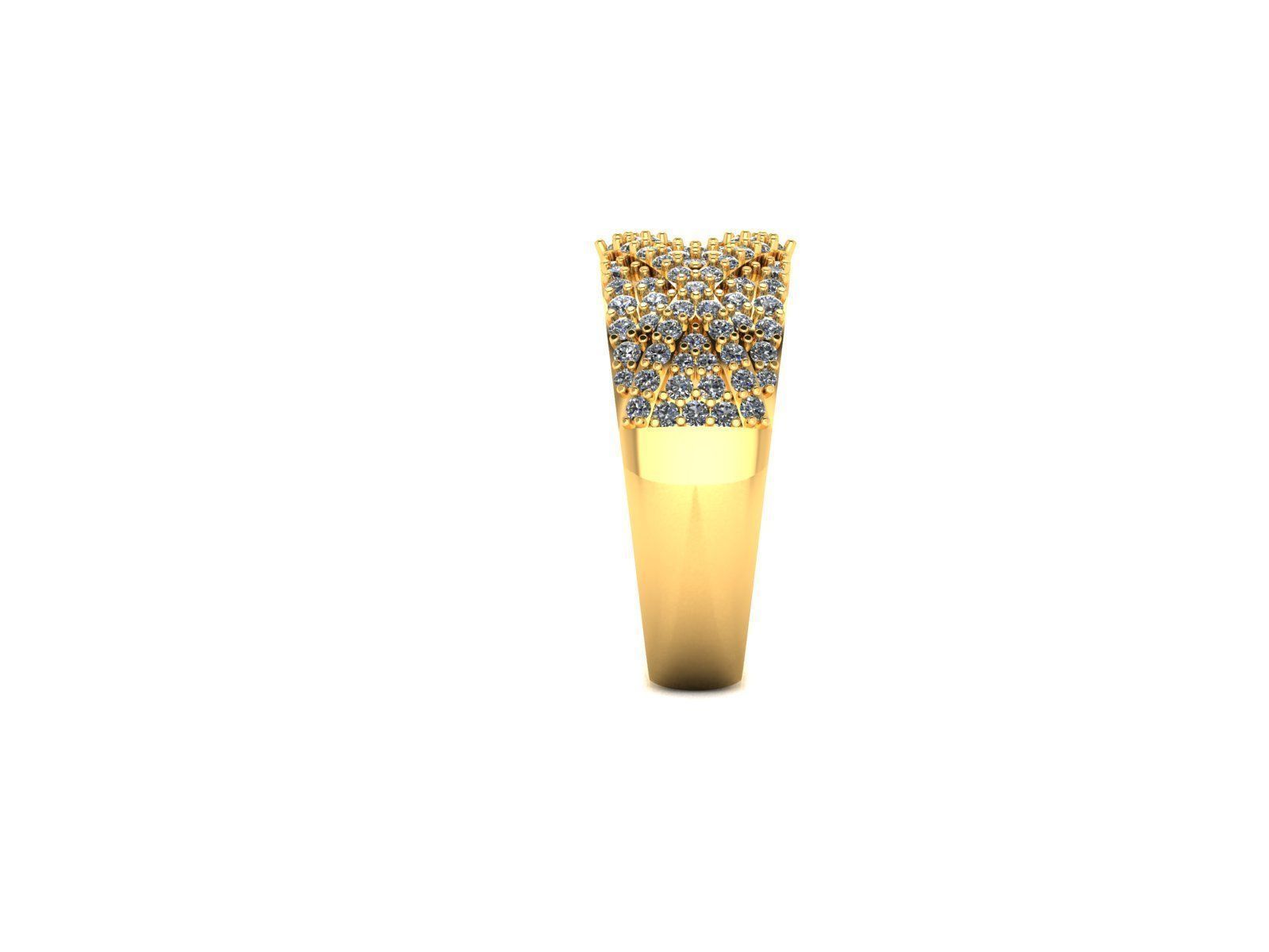 Women Solitaire Ring 3dm stl obj fbx Render Details 3D print model_3