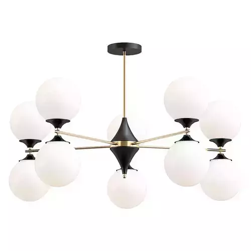 mimosa-a3649pl-10pb light chandelier - spheres
